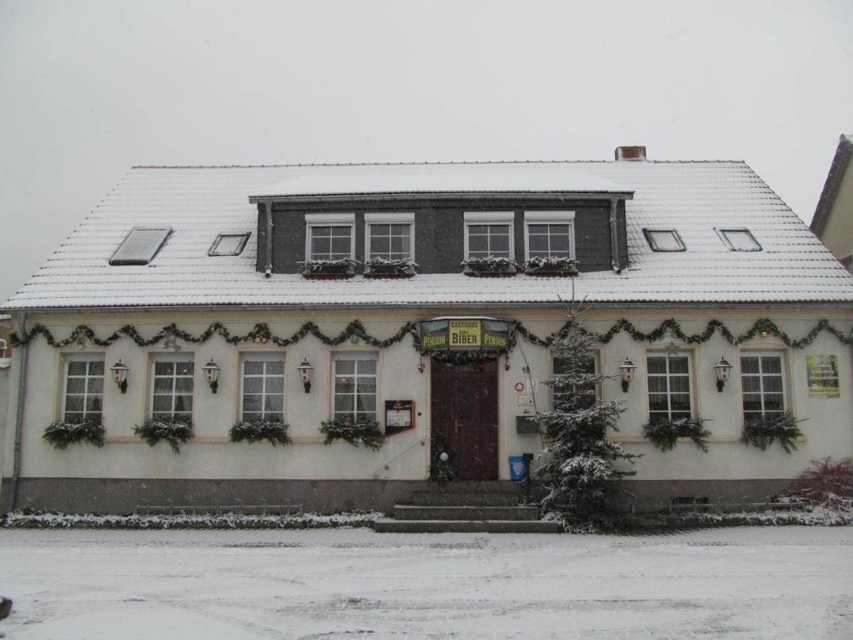 Gasthaus Und Pension Zum Biber Steckby Kültér fotó